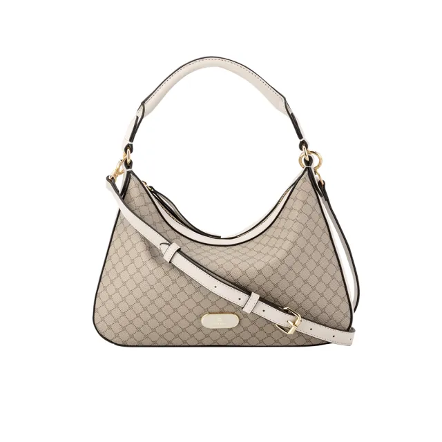 【NINE WEST】CLARAMAE 造型肩背兩用包 斜背包-LOGO紋(574873)