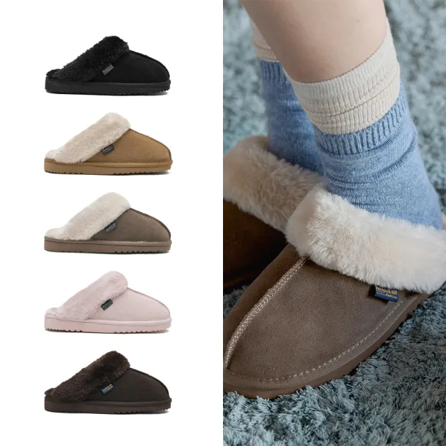 【Rockfish Weatherwear】ORIGINAL WINTER SLIPPER 經典毛絨拖鞋 雪靴 冬季 保暖 韓系 粉色 女鞋