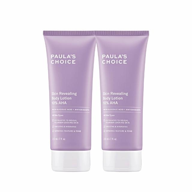 【PAULA’S CHOICE 寶拉珍選】10%果酸身體乳210ml 2入(拋光/滑嫩/保濕/去角質)