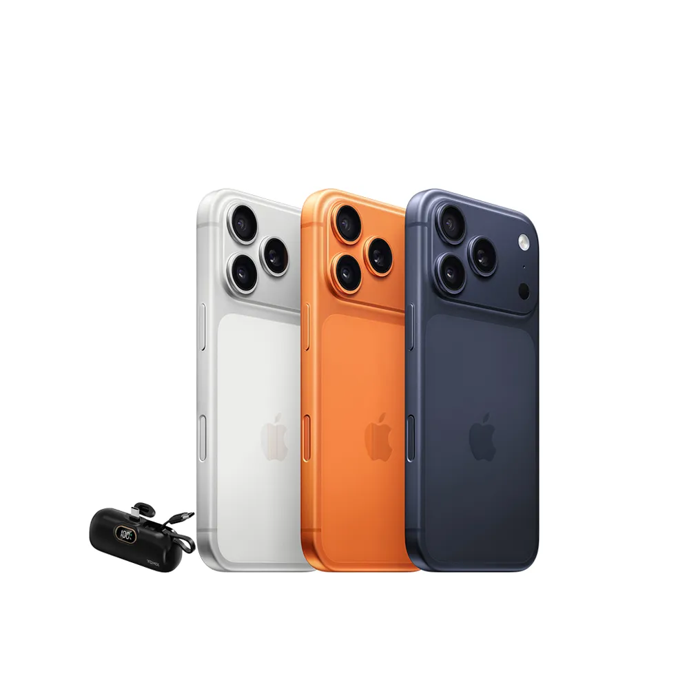 【Apple】iPhone 17 Pro(256G/6.3吋)(20W口袋快充行電組)