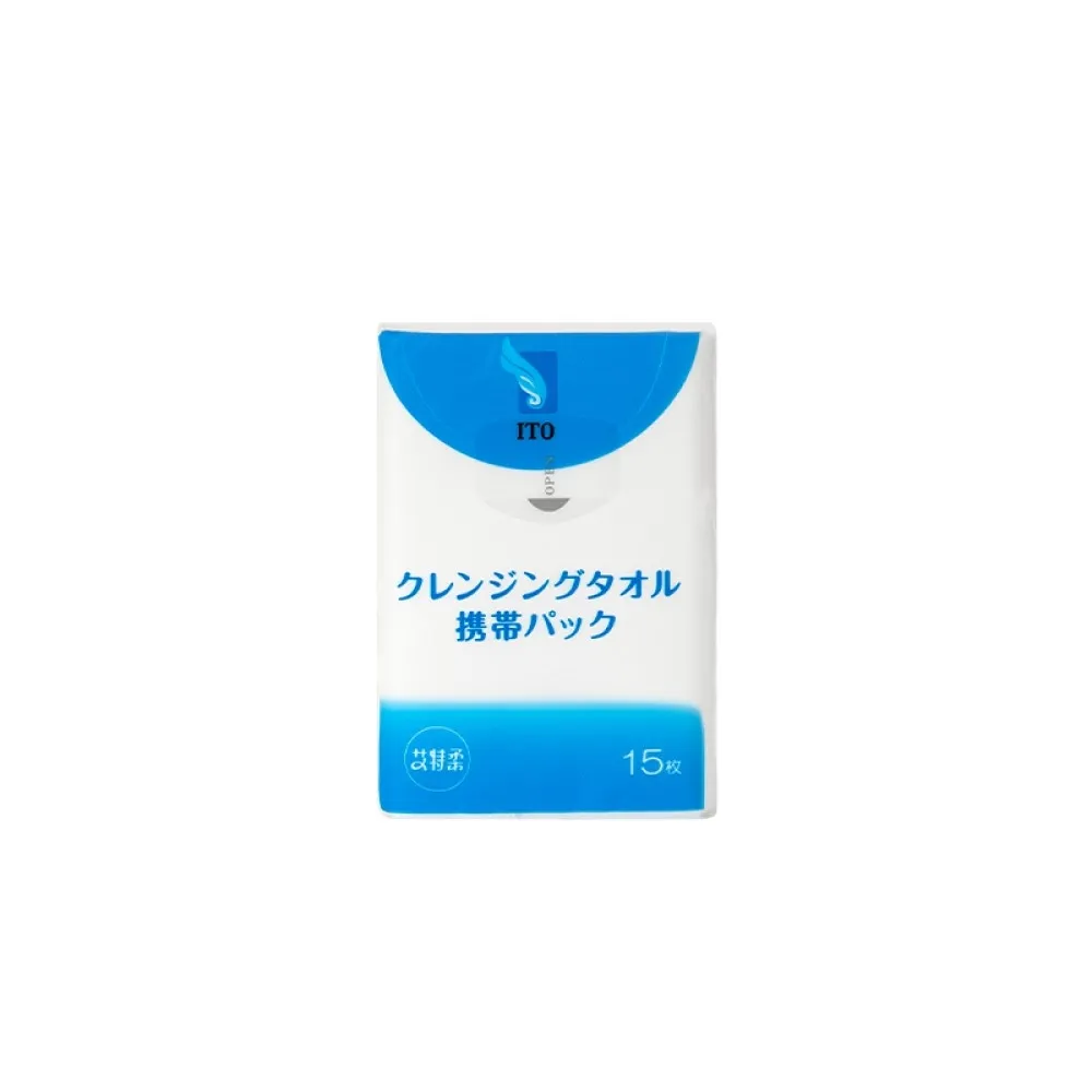 【ITO】攜帶包平面洗臉巾(15抽/入)