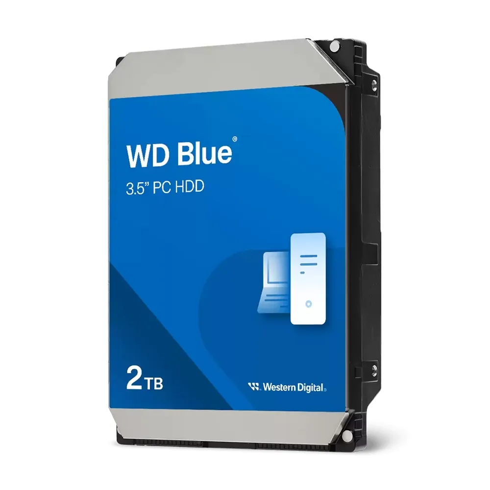 【WD 威騰】藍標 2TB 3.5吋 5400轉 64MB 桌上型 內接硬碟(WD20EARZ)