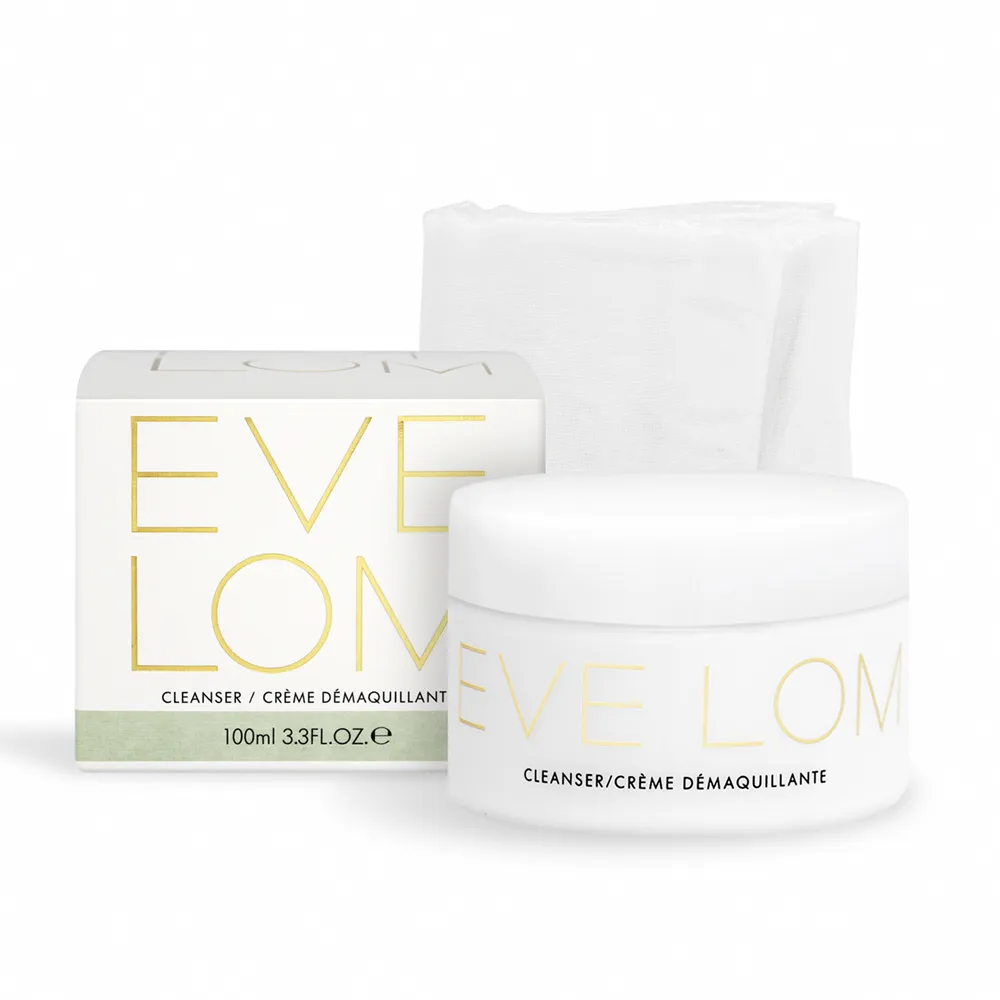 【EVE LOM】全能深層潔淨霜(100ml-國際航空版-內附瑪姿林布)