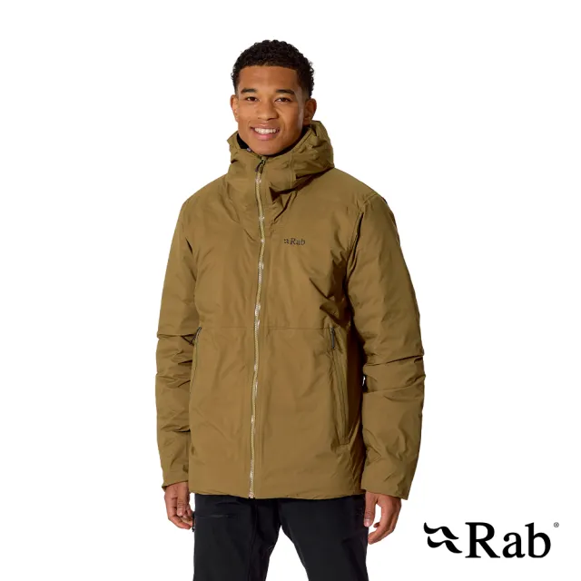 【RAB】Microlight Shield Jacket 二合一防風防水羽絨連帽外套 男款 橡木棕 #QDC07