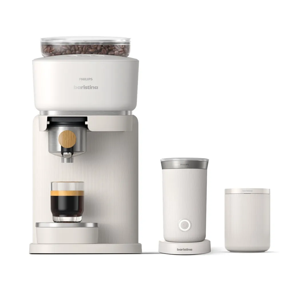 【Philips 飛利浦】Baristina 一滑即萃．義式咖啡機（BAR302/20）