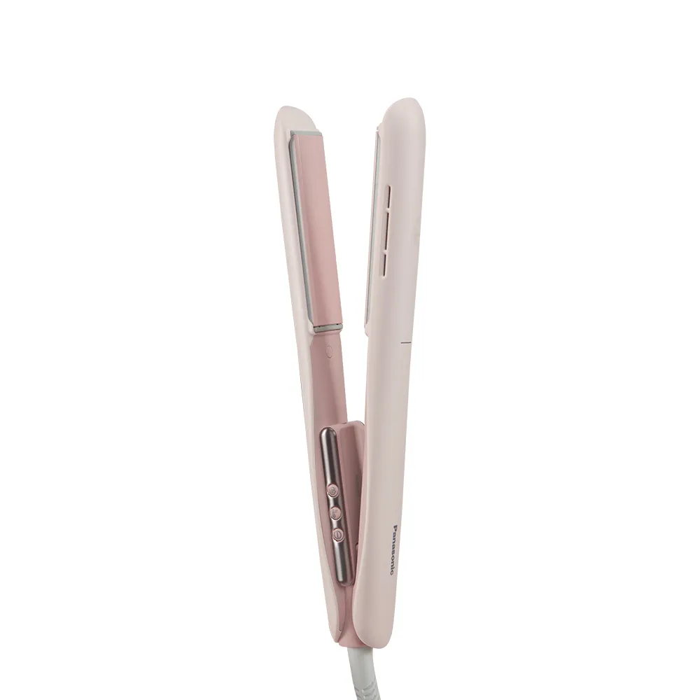 【Panasonic 國際牌】負離子直捲兩用造型器-草莓奶霜(EH-HV31-P)