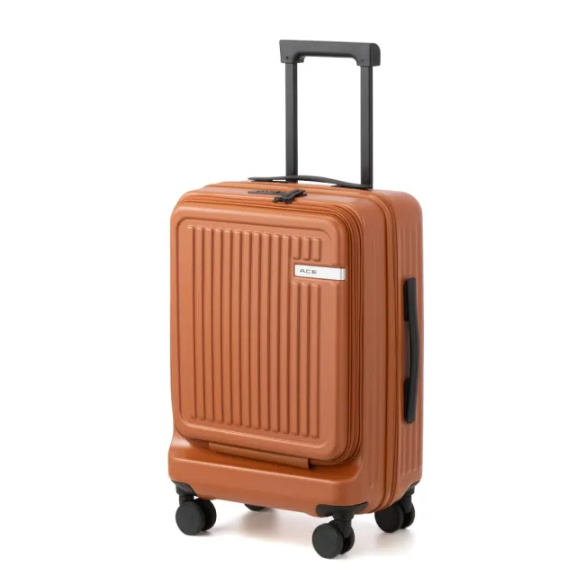 ACE BAGS＆LUGGAGE】21吋JOLLY2 前開式可擴充直紋登機箱(多色可選05026