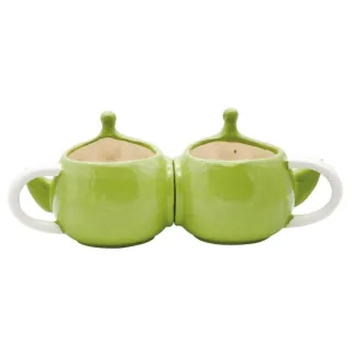 【小禮堂】迪士尼 玩具總動員 三眼怪 造型陶瓷對杯組 340ml 貼臉款
