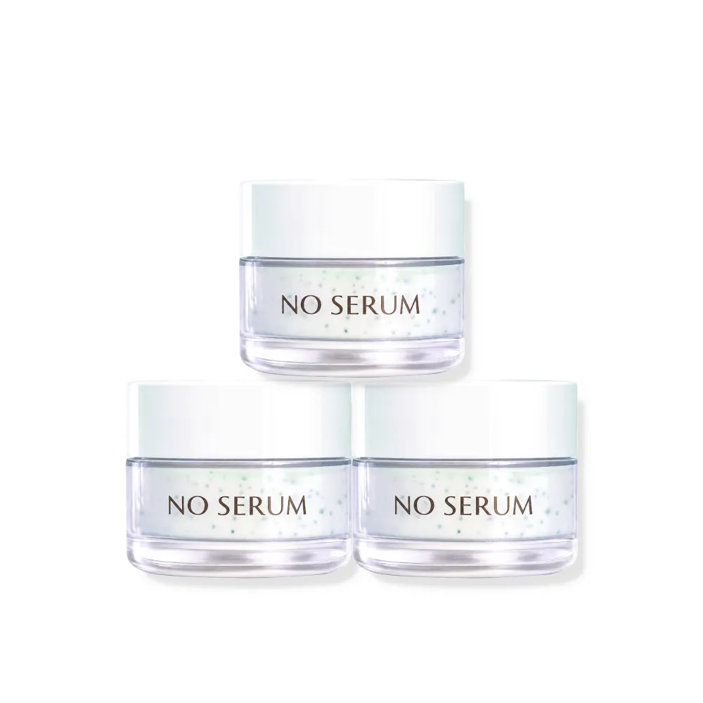 【NO SERUM】諾淨妍 毛孔緊緻胜肽面霜70g 3入(毛孔粗大/抗老保養/保濕鎖水/神經醯胺/菸鹼醯胺/積雪草)