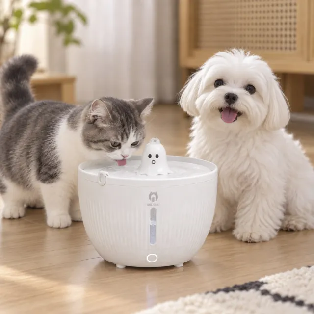 【Jollypet】GULI寵物飲水機 貓咪飲水機 狗狗飲水機 自動飲水器 貓奴禮物 靜音飲水機 寵物循環活水