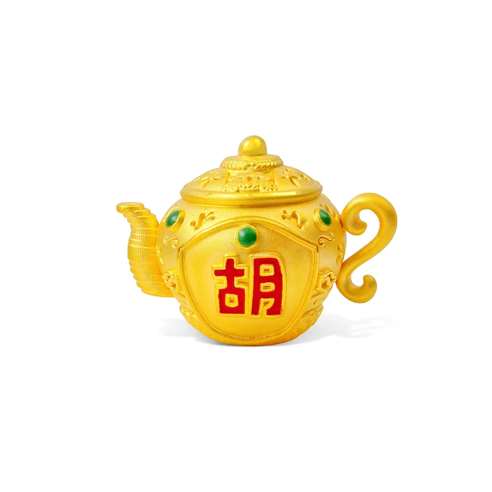 【GJS 金敬順】黃金擺件 純金9999 把把胡 麻將(金重:1.64錢/+-0.03錢)