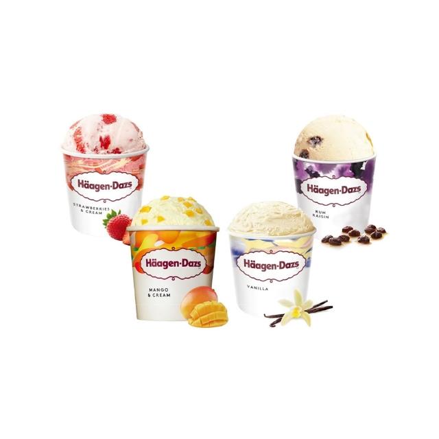 【Haagen-Dazs 哈根達斯】人氣品脫4入組