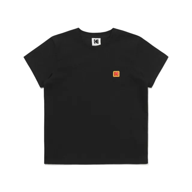 【KODAK Apparel】官方旗艦館 柯達 女款 短袖T恤 涼感 經典Askin BLACK 黑色 金惠奫同款 / KB602004BLK