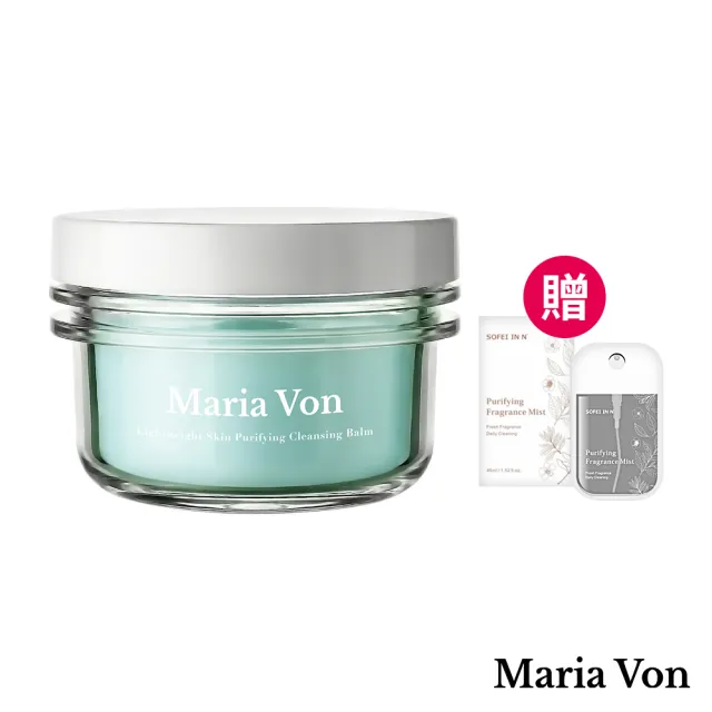 【Maria Von】△輕盈美肌卸妝膏100ml*1罐(贈 舒妃自然匯InNature零距淨化噴霧45ml*1瓶)