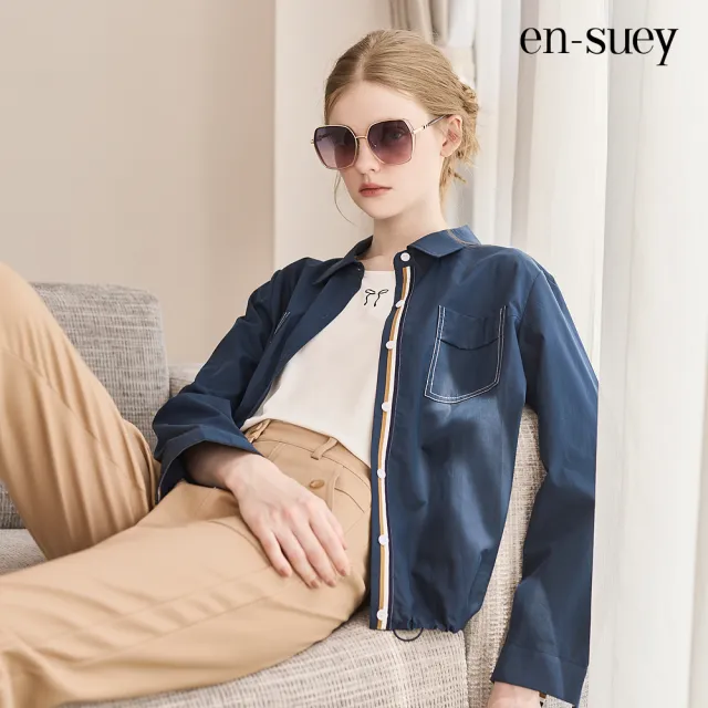 【en-suey 銀穗】蝴蝶結無袖涼爽小背心-女