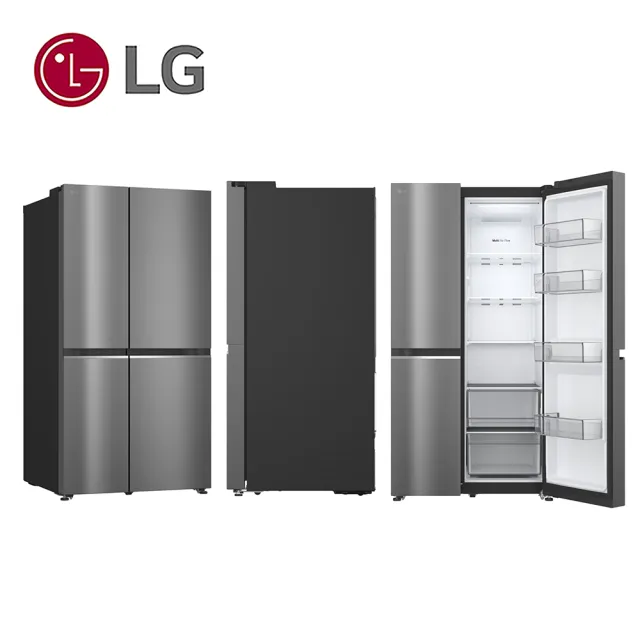 【LG 樂金】家電快配★785L智慧變頻對開冰箱 星夜黑(GL-S78MBSB)