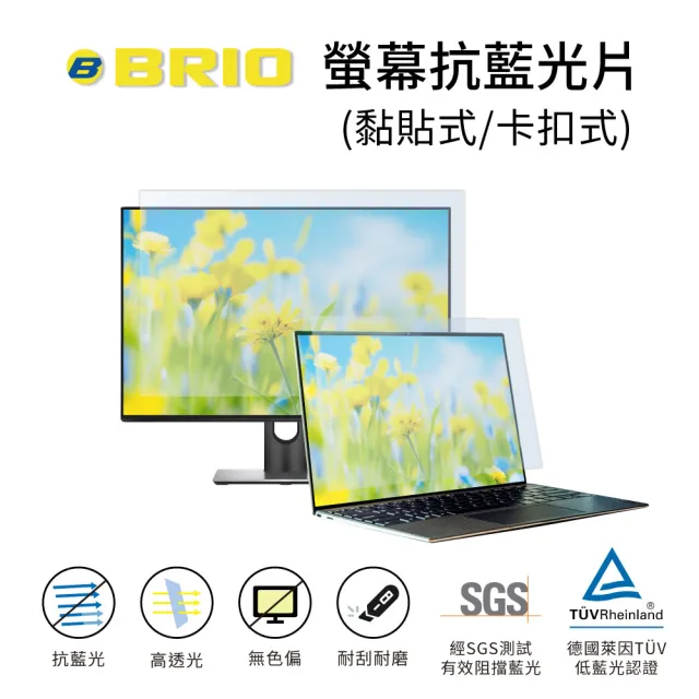 【BRIO】17.3吋 16:9 - 通用型筆電專業螢幕抗藍光片(#抗藍光#防刮防磨#高透光低色偏#防眩光)