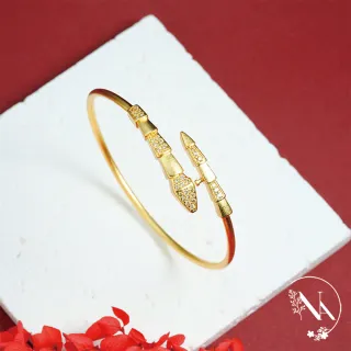 【NANA】娜娜 古法越南沙金靈蛇手鐲 N115092103(古法 沙金 靈蛇 手鐲)