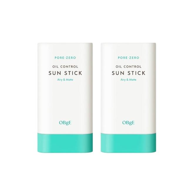 【OBgE】控油清爽防曬棒SPF50+ PA++++ 18g*2入組（平行輸入)