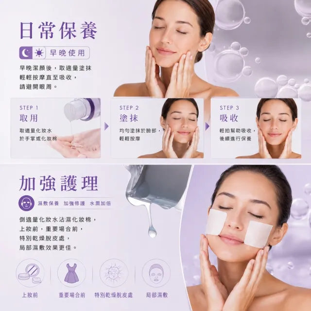 【REVUELE 瑞膚露】化妝水200ml x2入(A醇緊緻/維他命C亮白)