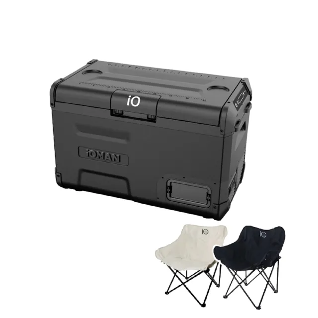 【iO】iOMAN動力版行動冰箱25L iO-iM250L-B 車用冰箱 高效保冷 太陽能充電 悠遊戶外