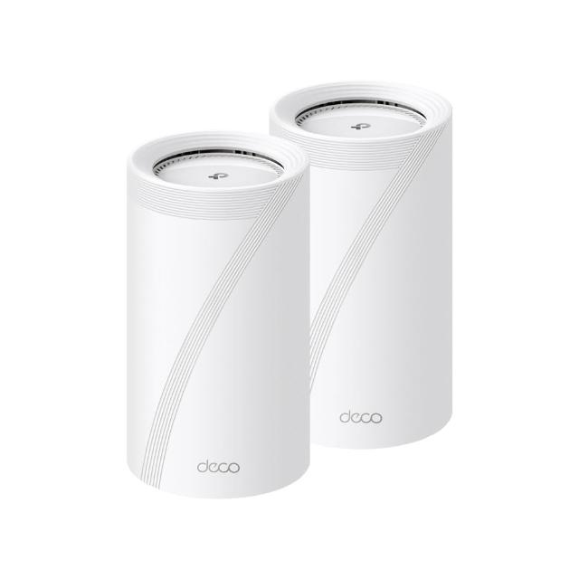 【TP-Link】Wi-Fi 7 BE14000 三頻 10G 真Mesh 無線路由器 分享器(支援AI筆電/透天厝/Deco BE68 二入組)