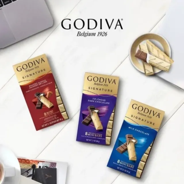 【GODIVA】醇享巧克力系列4片組(生日禮、情人節、中秋禮)