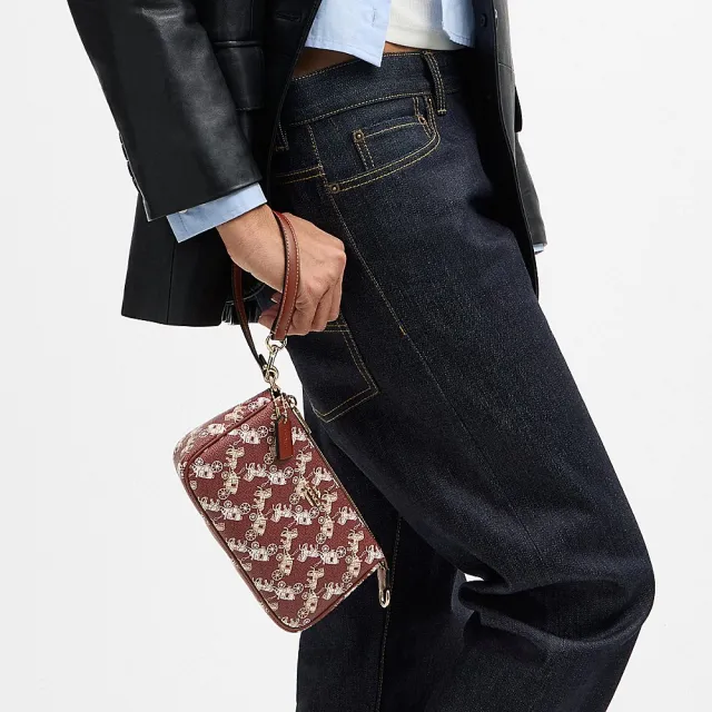 【COACH】蔻馳官方直營 NOLITA 19 經典 SIGNATURE 手袋 手拿包 斜背包 單肩包-2色任選(C3308/CDC37)