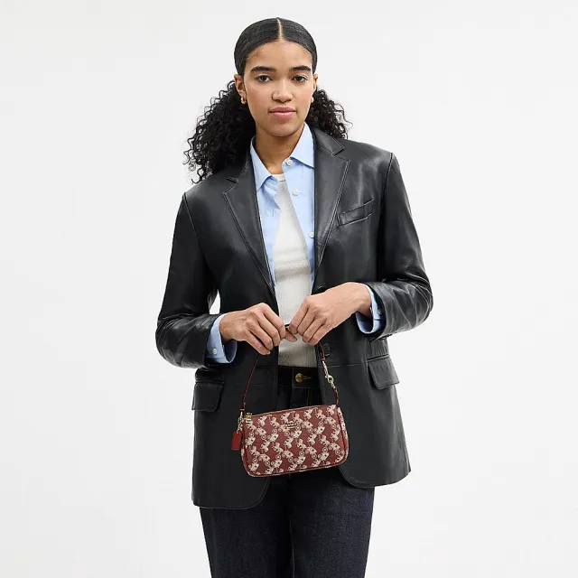 【COACH】蔻馳官方直營 NOLITA 19 經典 SIGNATURE 手袋 手拿包 斜背包 單肩包-2色任選(C3308/CDC37)