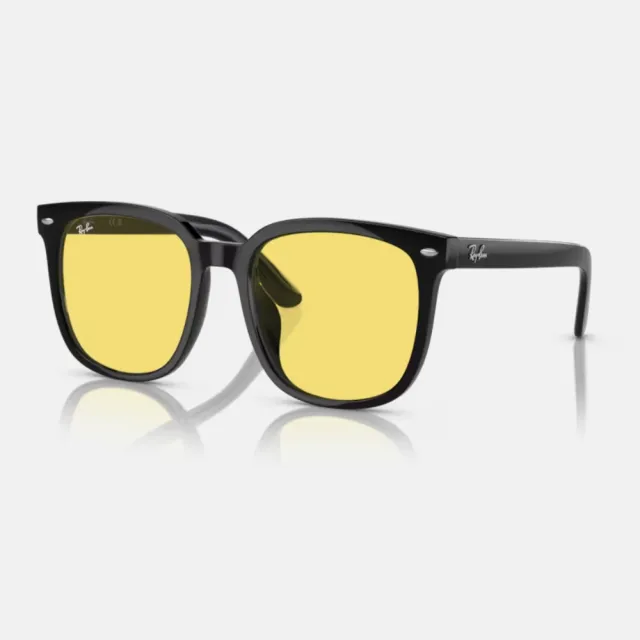 【RayBan 雷朋】方形膠框抗UV太陽眼鏡(RB4401D-601/87、601/71、601/85、601/74、601/72 57mm)