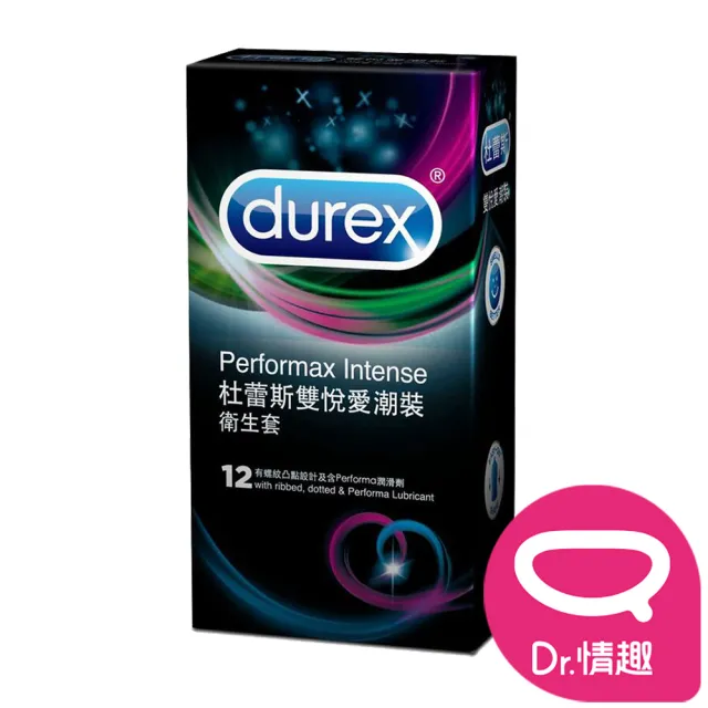【Durex 杜蕾斯】雙悅愛潮裝保險套12入/盒（其他規格）