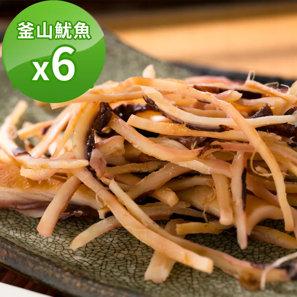 【釜山魷魚】鮮烤魷魚6件組(口味任選)