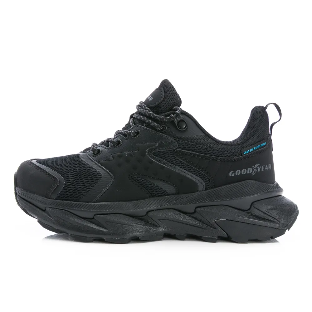 GOODYEAR 固特異】逸界2.0-寬楦2E防潑水越野運動鞋/男鞋黑色(GAMR63820