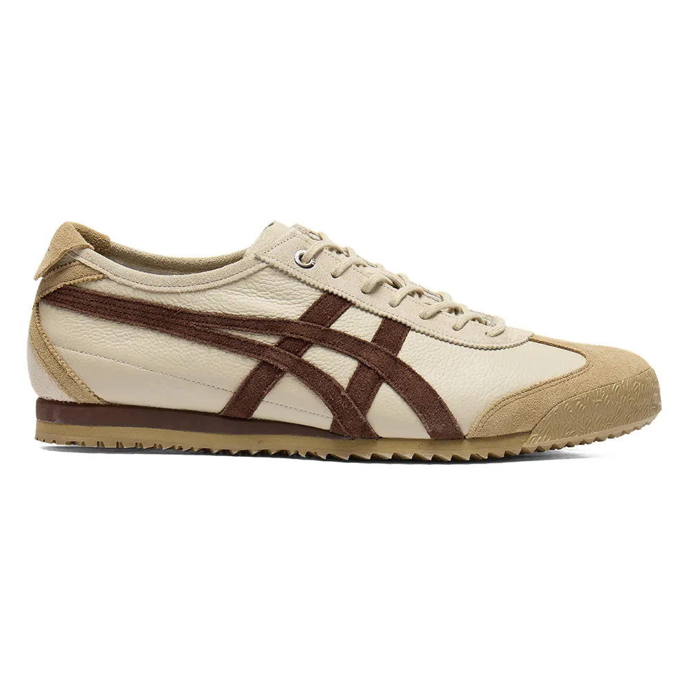 Onitsuka Tiger】鬼塚虎淺棕底麂皮深棕虎爪紋MEXICO 66 SD VIN 休閒鞋
