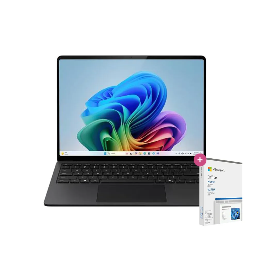 【Microsoft 微軟】Office 2024組★Surface Laptop-13吋 輕薄觸控 AI筆電(第8版/X2 Plus/16G/512G/OLED/W11