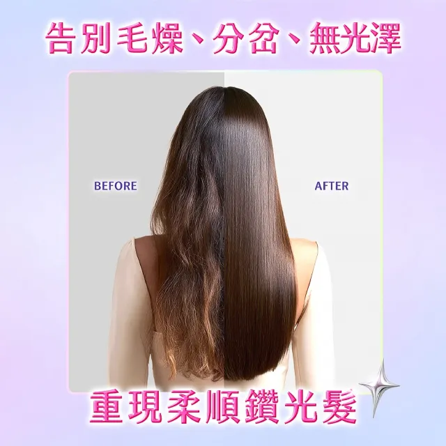 【LUX 麗仕】日本製 極輕光護膜精華髮膜180mlx2入(頭髮雨衣 護色聚光/蓬鬆修護)