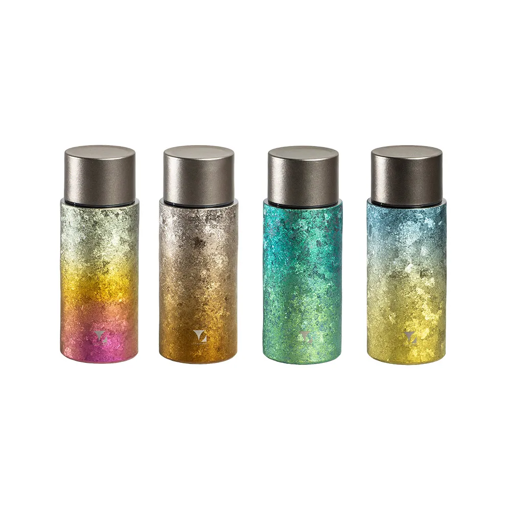 【Titanium 鈦造】鈦造200保溫瓶 晶鈦暈彩系列 200ml (鈦保溫瓶 鈦保溫杯 運動水壺 保溫瓶 環保杯)