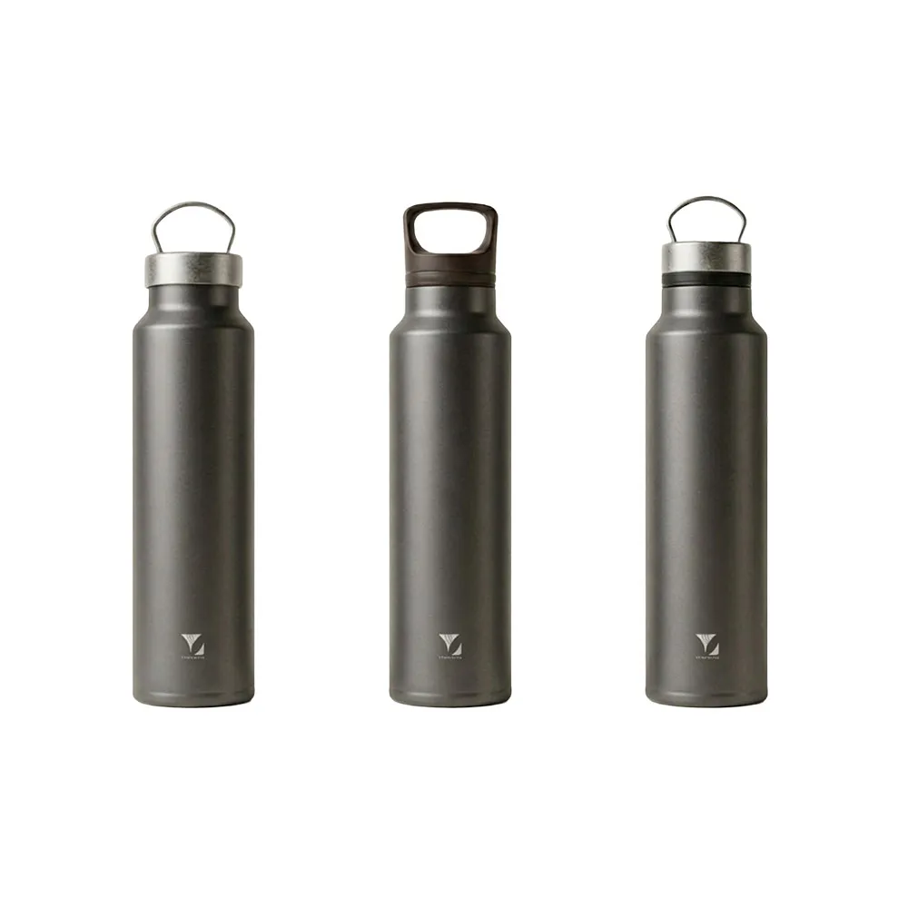 【Titanium 鈦造】鈦造510 鈦色系列-鈦色 510ml(運動水壺 鈦保溫杯 鈦保溫瓶 環保杯 鈦金屬)