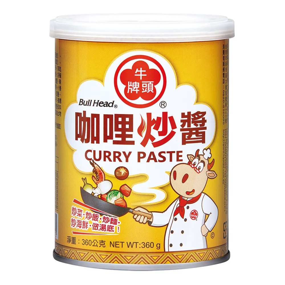 【Bull head 牛頭牌】咖哩炒醬360g
