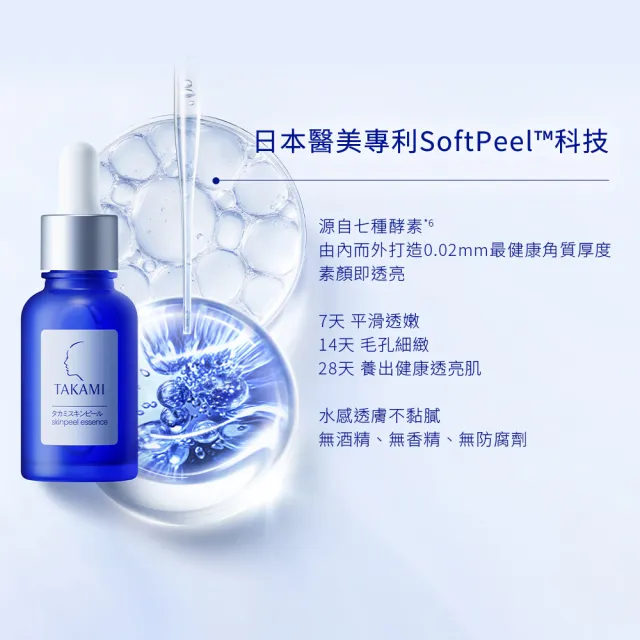 【TAKAMI】官方直營 5CE極淨透光精華 30ml+小藍瓶 30ml