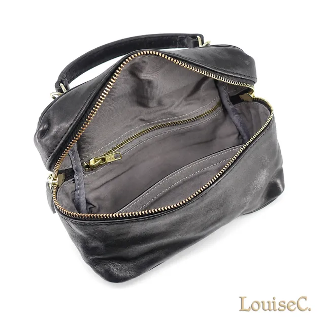 【LouiseC.】雙11 Tree House 植鞣革牛皮 質感手提斜背真皮箱包 2色 真皮包包 GK231006