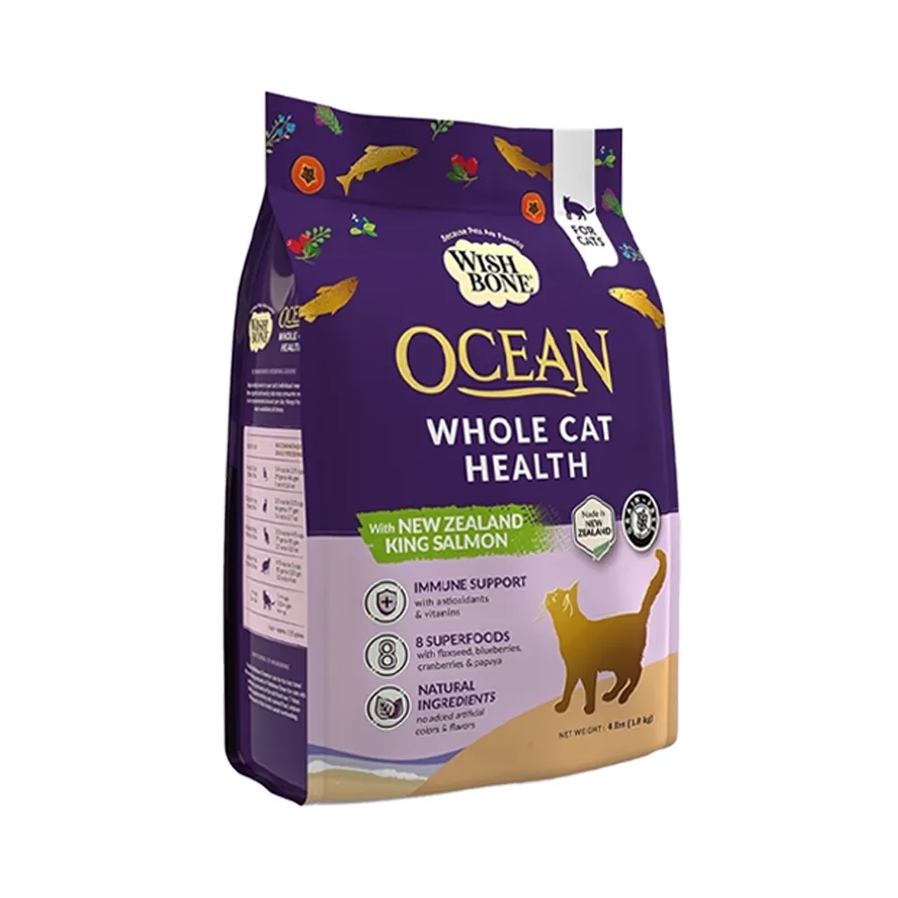 香草廚坊】國王鮭無穀貓香草糧1.8KG(8 種超級食物/豐富的Omega-3 /全齡