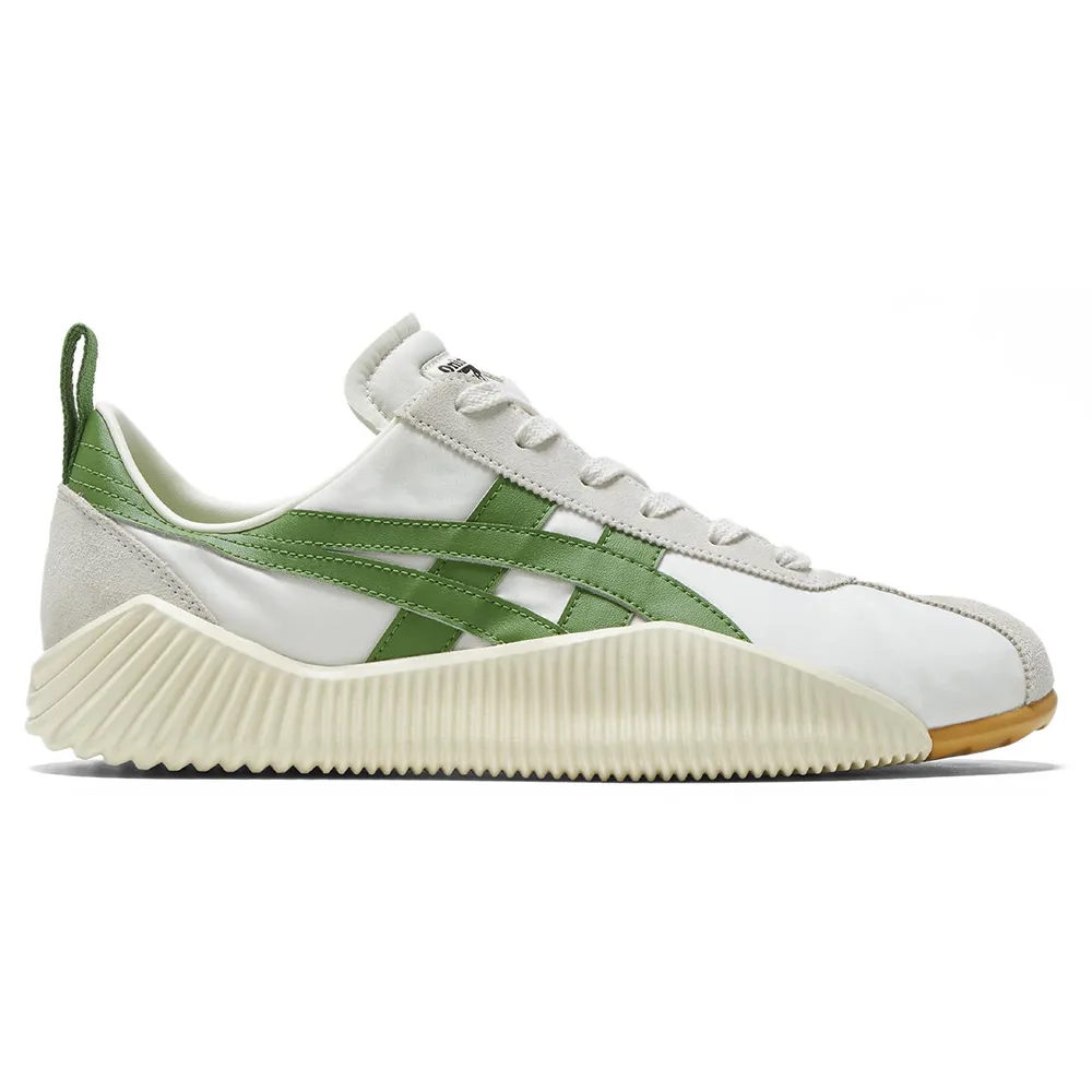Onitsuka Tiger】鬼塚虎白底綠虎爪紋ACROMOUNT 休閒鞋(1183B257-105