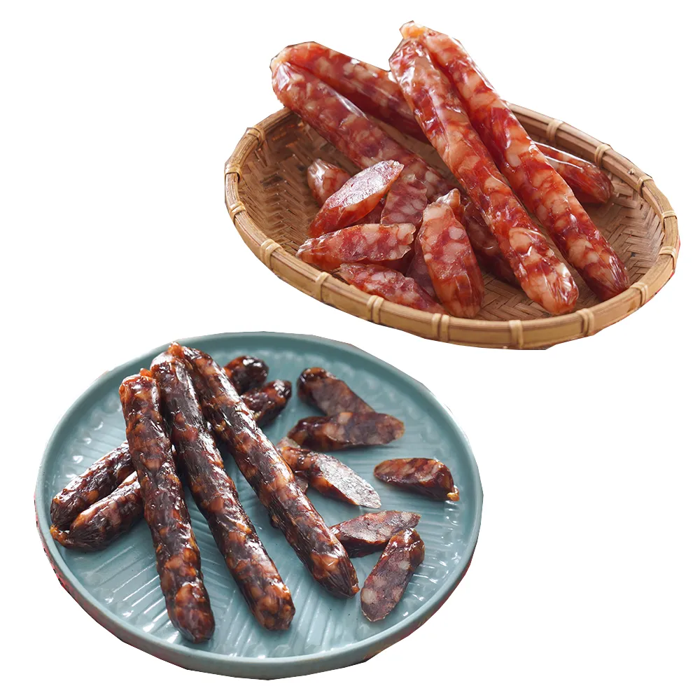 年貨組合-萬有全玫瑰臘腸 300g/包+玫瑰肝腸 300g/包(臘腸 即期促銷)