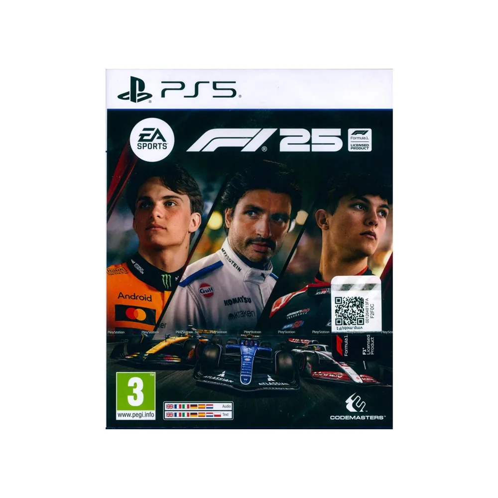 【SONY 索尼】PS5 F1 25 中英日文歐版 2025 一級方程式賽車