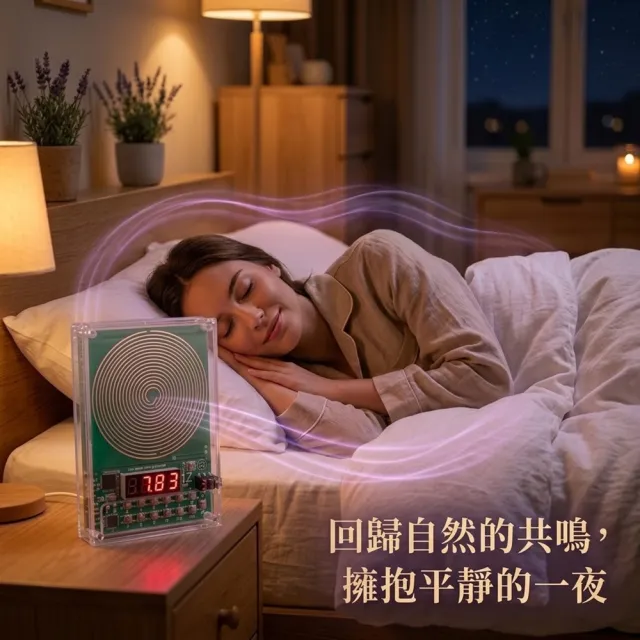 【poko】睡眠神器  舒曼波 7.83 Hz 電磁波低頻率產生器 聽見地球的心跳 助眠神器 改善睡眠品質