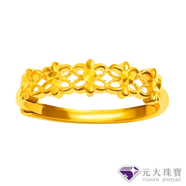 【元大珠寶】黃金戒指9999金色心願(0.65錢正負3厘)