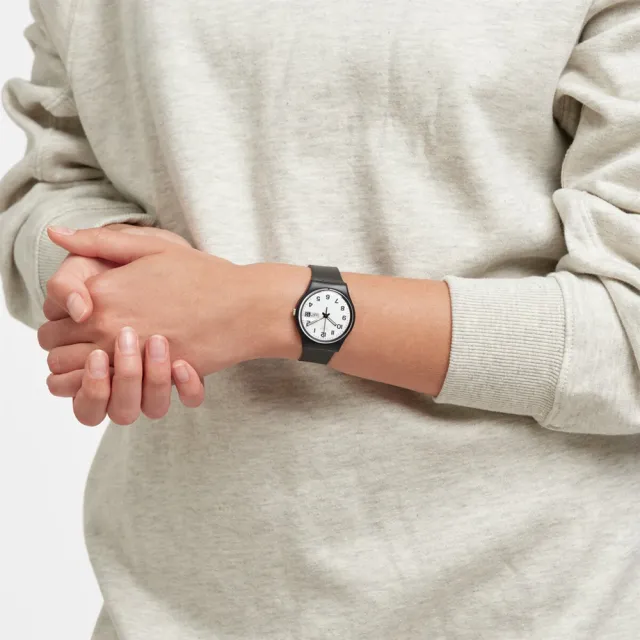 【SWATCH】精選原創系列 經典手錶/考試錶/男錶/女錶/瑞士製造/綜合賣場(錶徑 34mm)