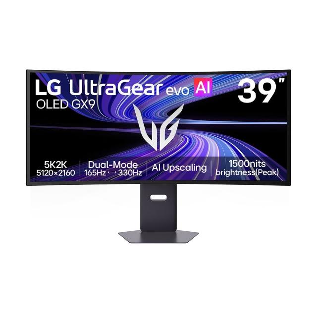 【LG 樂金】S+級福利品 39GX950B-B 39型 OLED 21:9 5K2K 曲面電競螢幕 二年保固