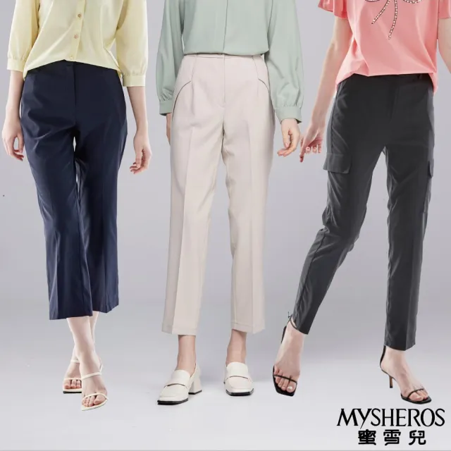 【MYSHEROS 蜜雪兒】MIT多色多款休閒褲(多款多色任選)
